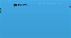 Desktop Screenshot of grepwords.com